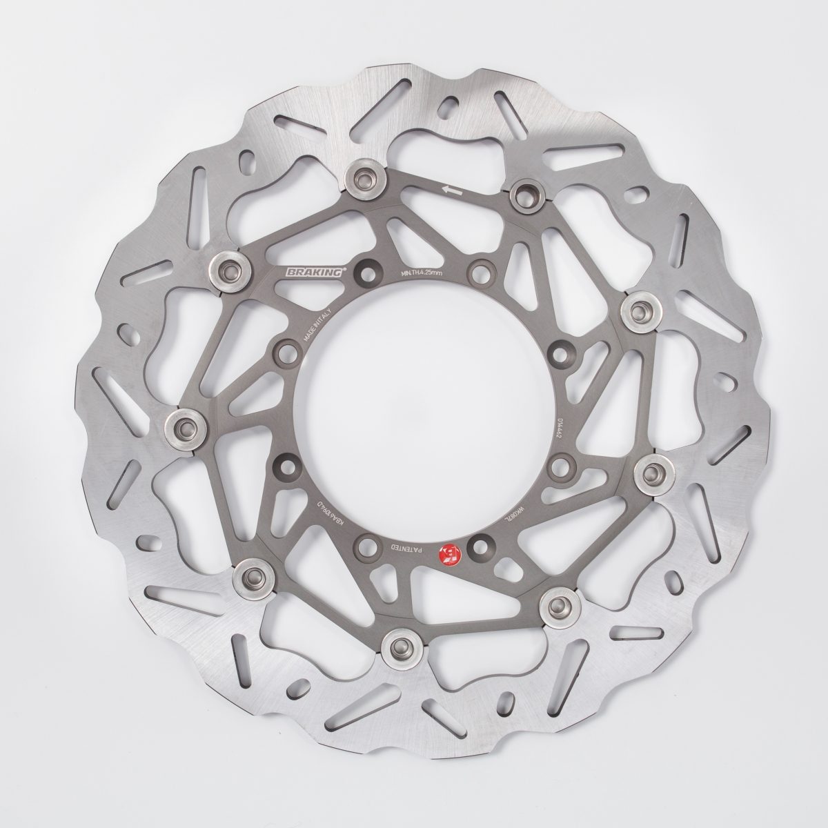 BRAKE DISC WAVE FLOATING AL-HUB SK2 320
