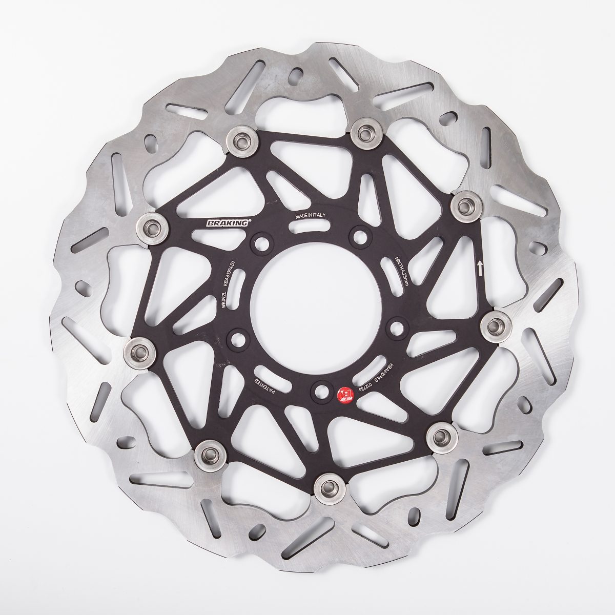 BRAKE DISC WAVE FLOATING AL-HUB SK2 320