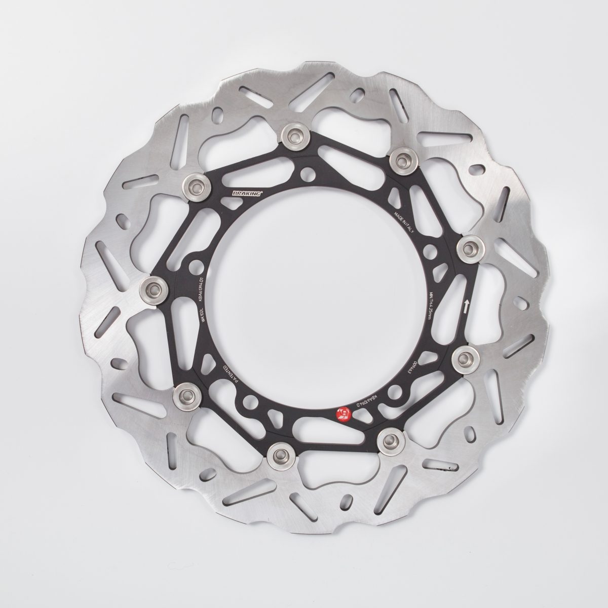 BRAKE DISC WAVE FLOATING AL-HUB SK2 320