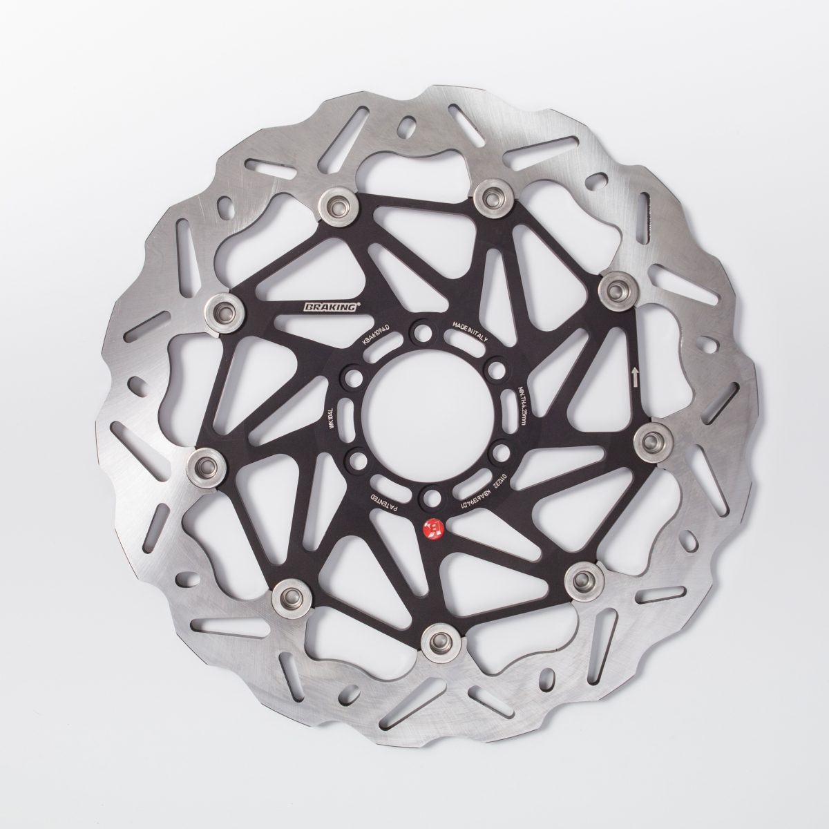 BRAKE DISC WAVE FLOATING AL-HUB SK2 320