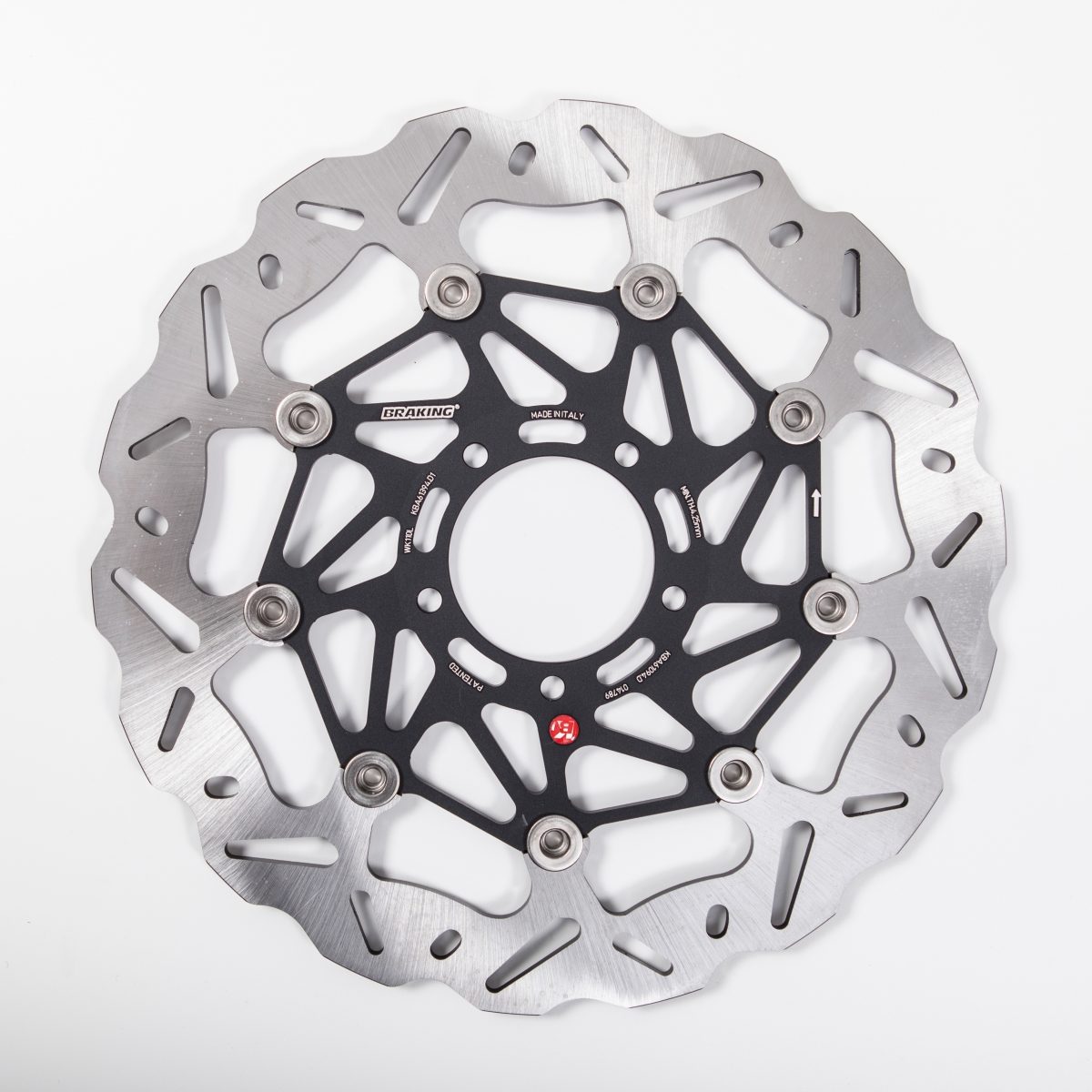 BRAKE DISC WAVE FLOATING AL-HUB SK2 320