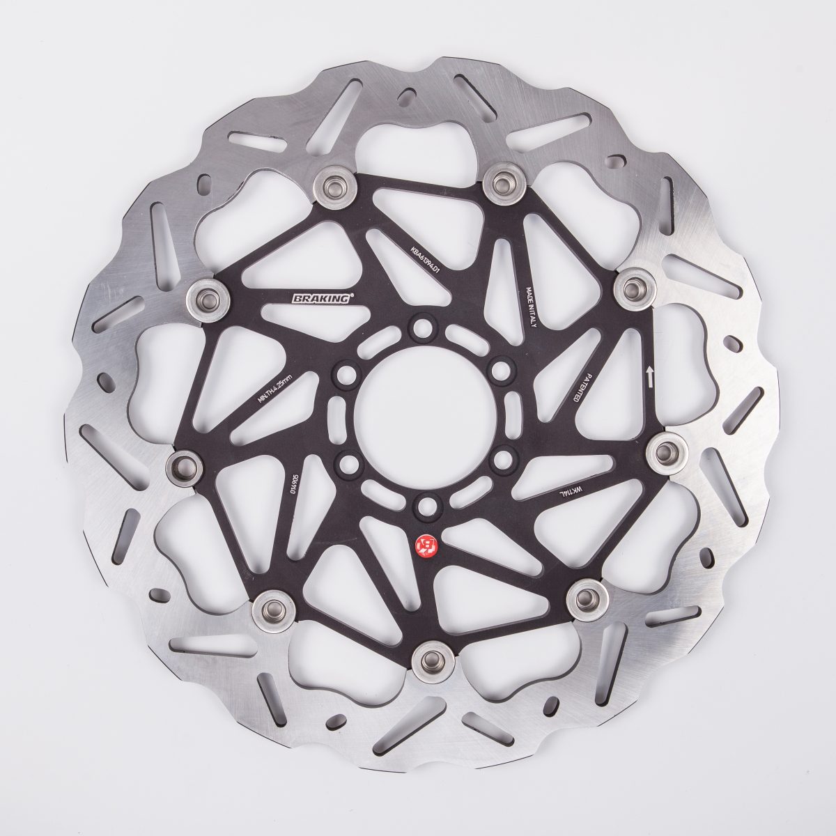 BRAKE DISC WAVE FLOATING AL-HUB SK2 320