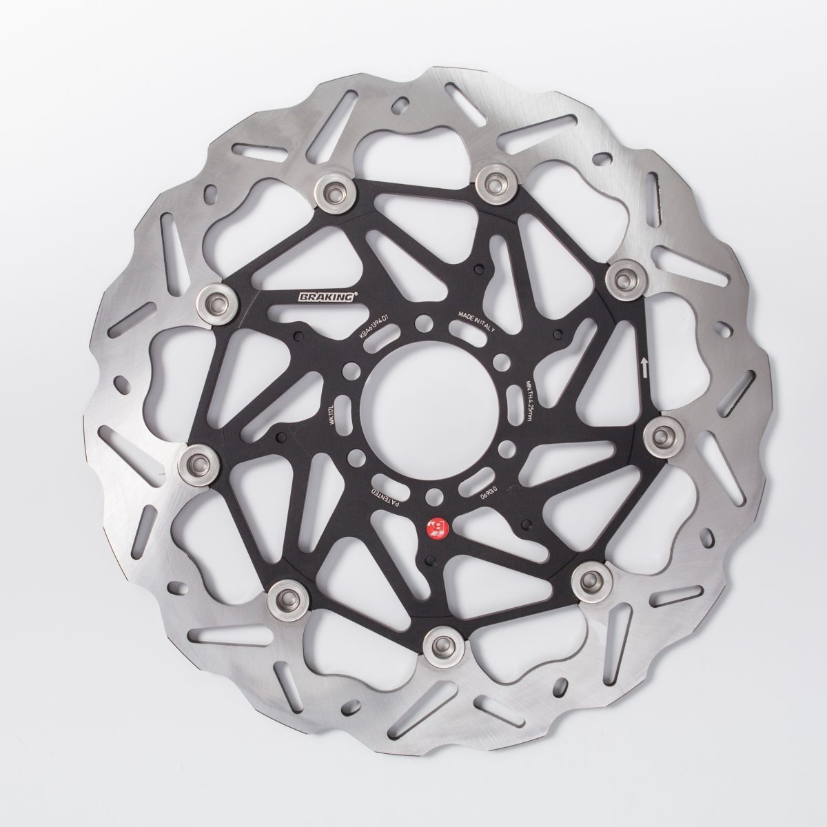 BRAKE DISC WAVE FLOATING AL-HUB SK2 320