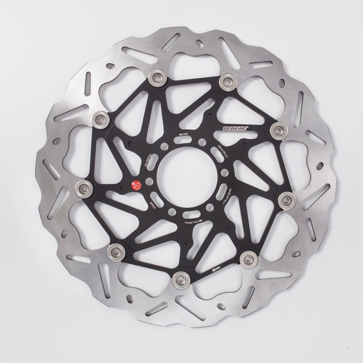 BRAKE DISC WAVE FLOATING AL-HUB SK2 320