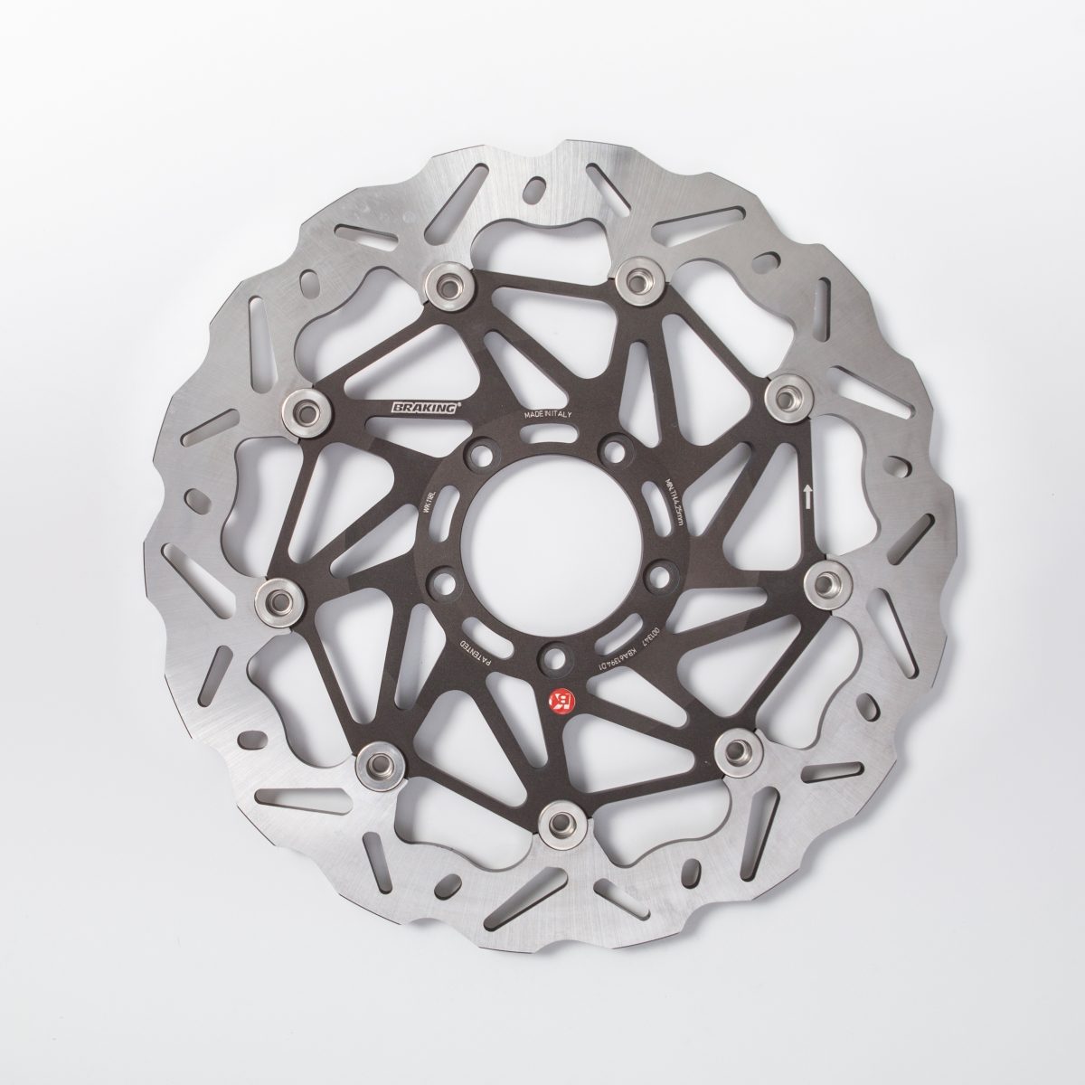 BRAKE DISC WAVE FLOATING AL-HUB SK2 320