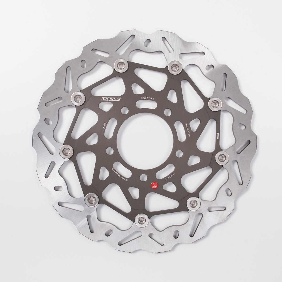 BRAKE DISC WAVE FLOATING AL-HUB SK2 310