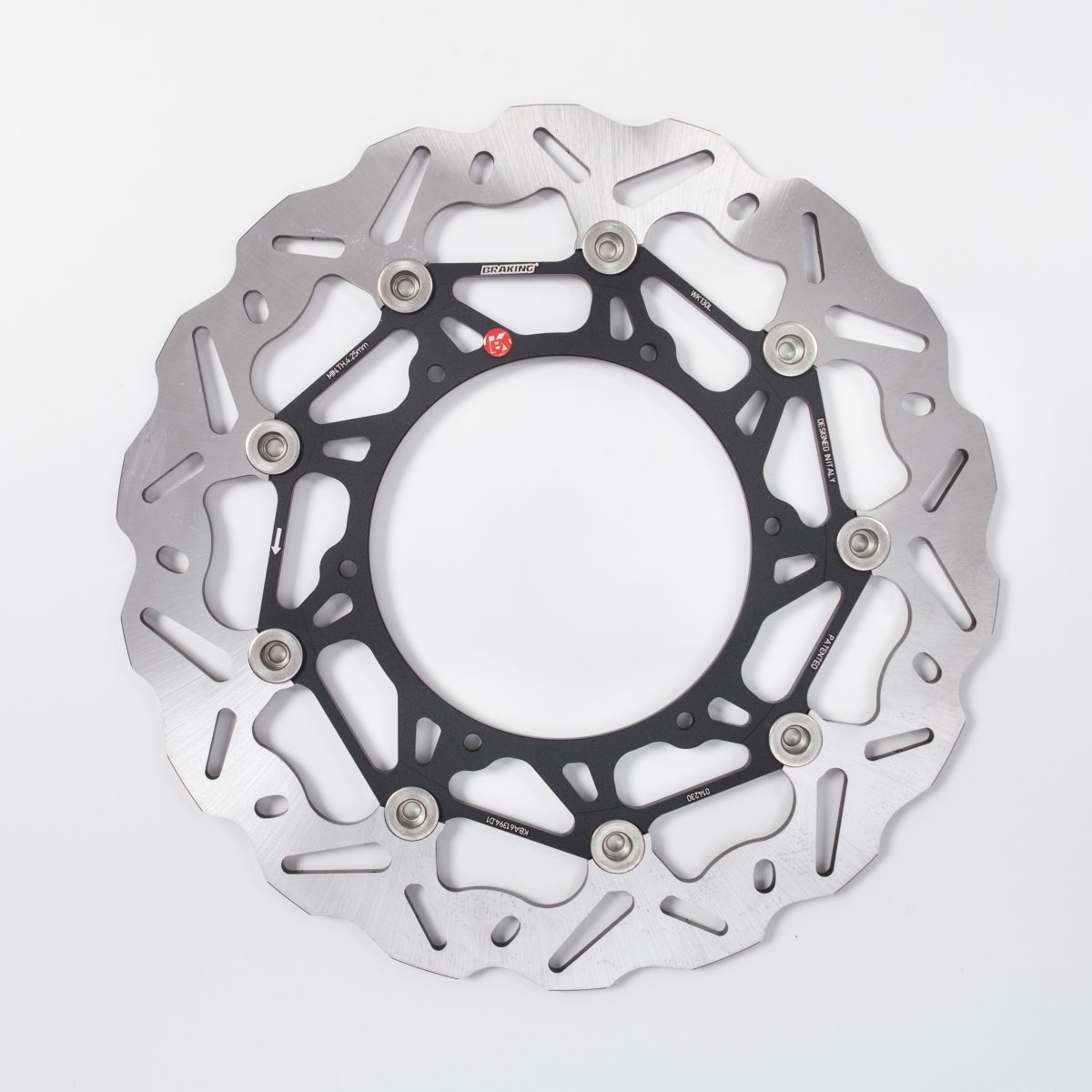BRAKE DISC WAVE FLOATING AL-HUB SK2 320