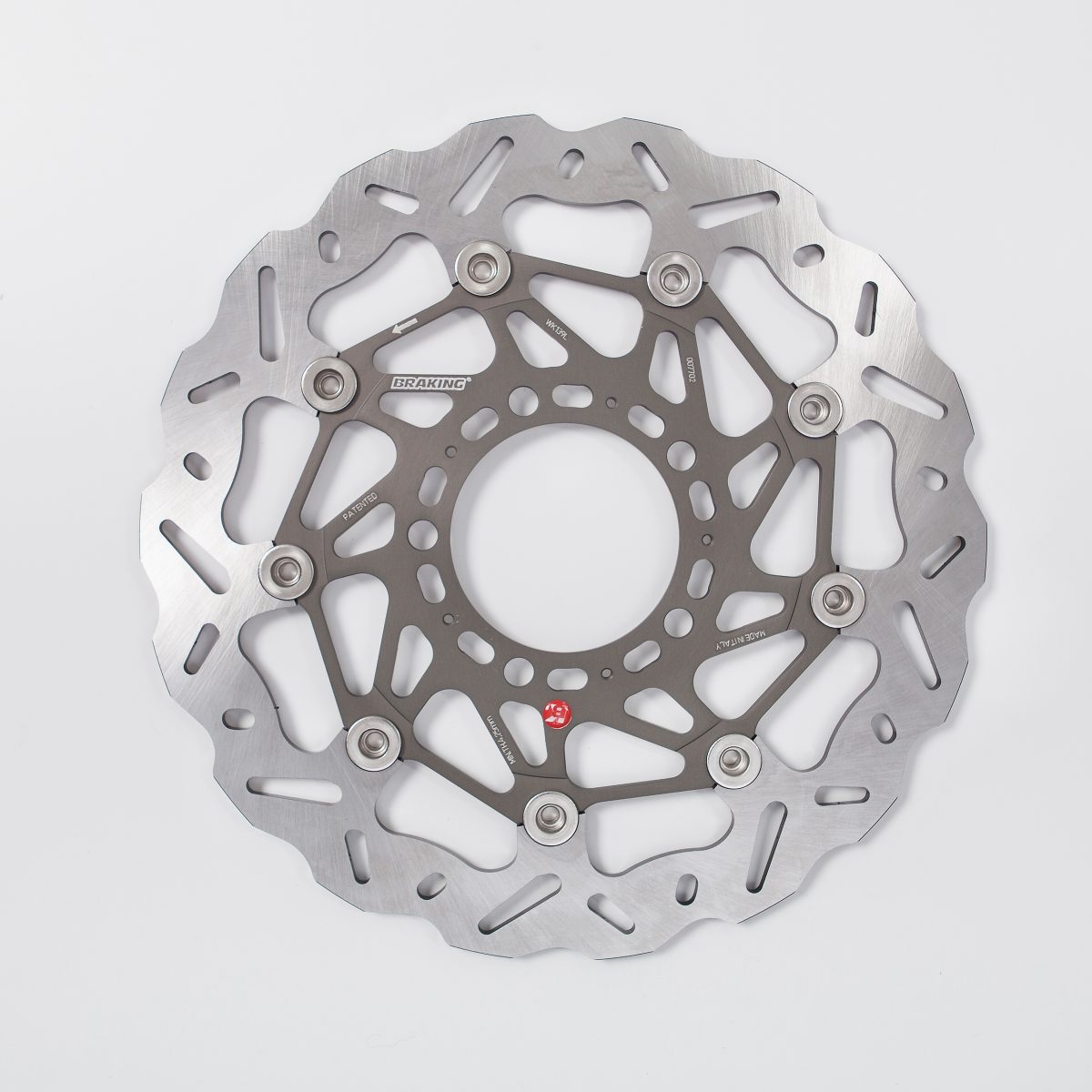 BRAKE DISC WAVE FLOATING AL-HUB SK2 300