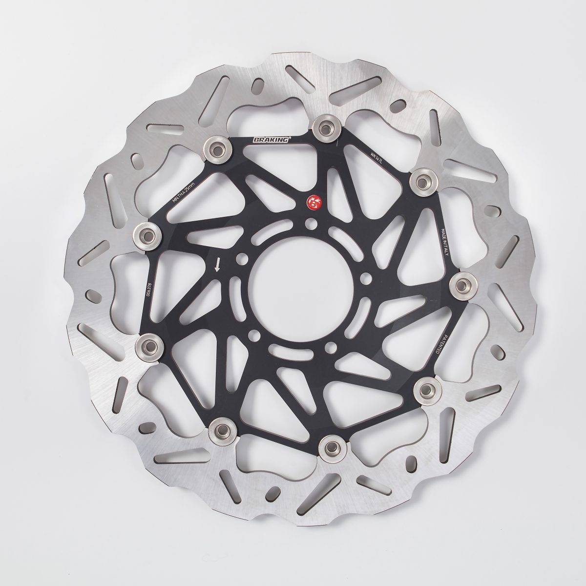 BRAKE DISC WAVE FLOATING AL-HUB SK2 320