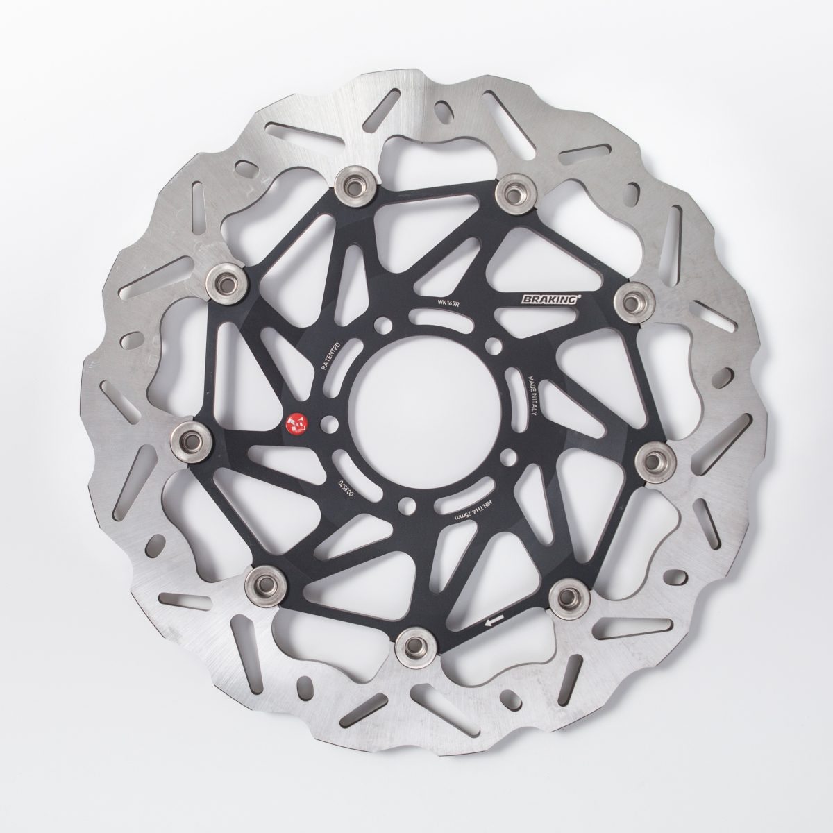 BRAKE DISC WAVE FLOATING AL-HUB SK2 320