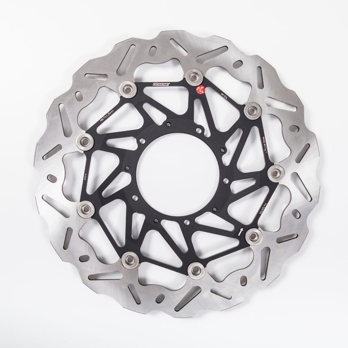 BRAKE DISC WAVE FLOATING AL-HUB SK2 320