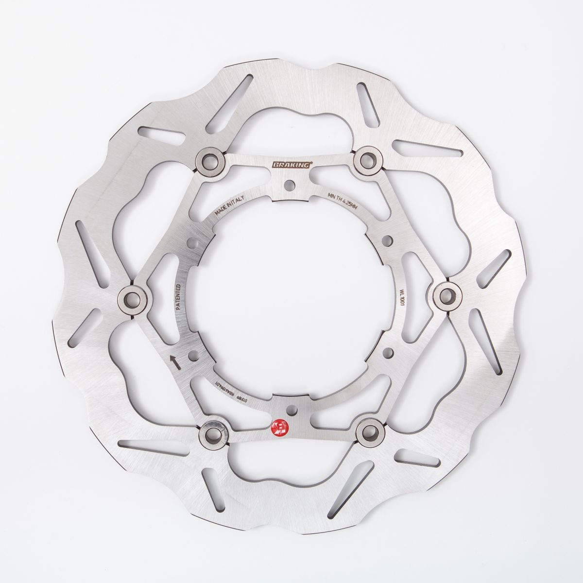 BRAKE DISC WAVE FLOATING STEEL HUB