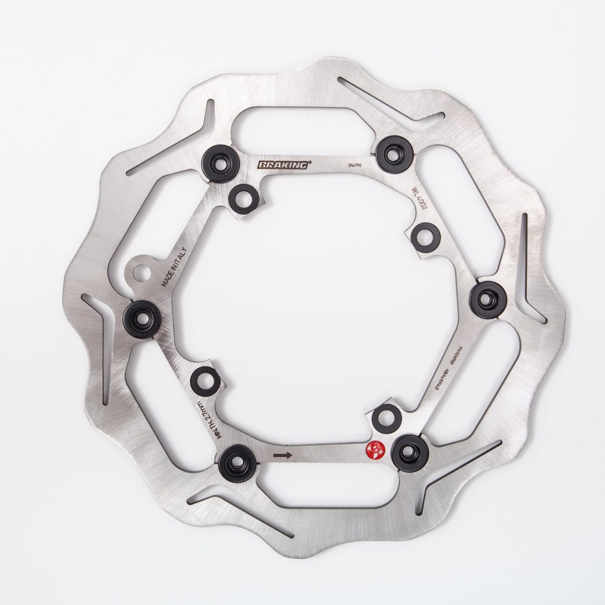 BRAKE DISC WAVE FLOATING STEEL HUB 260