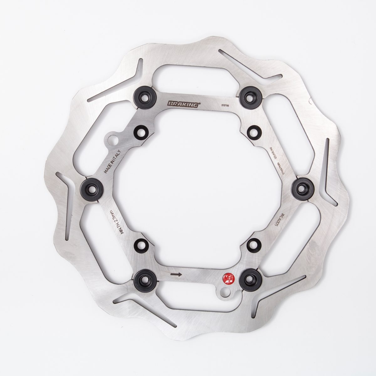 BRAKE DISC WAVE FLOATING STEEL HUB 260
