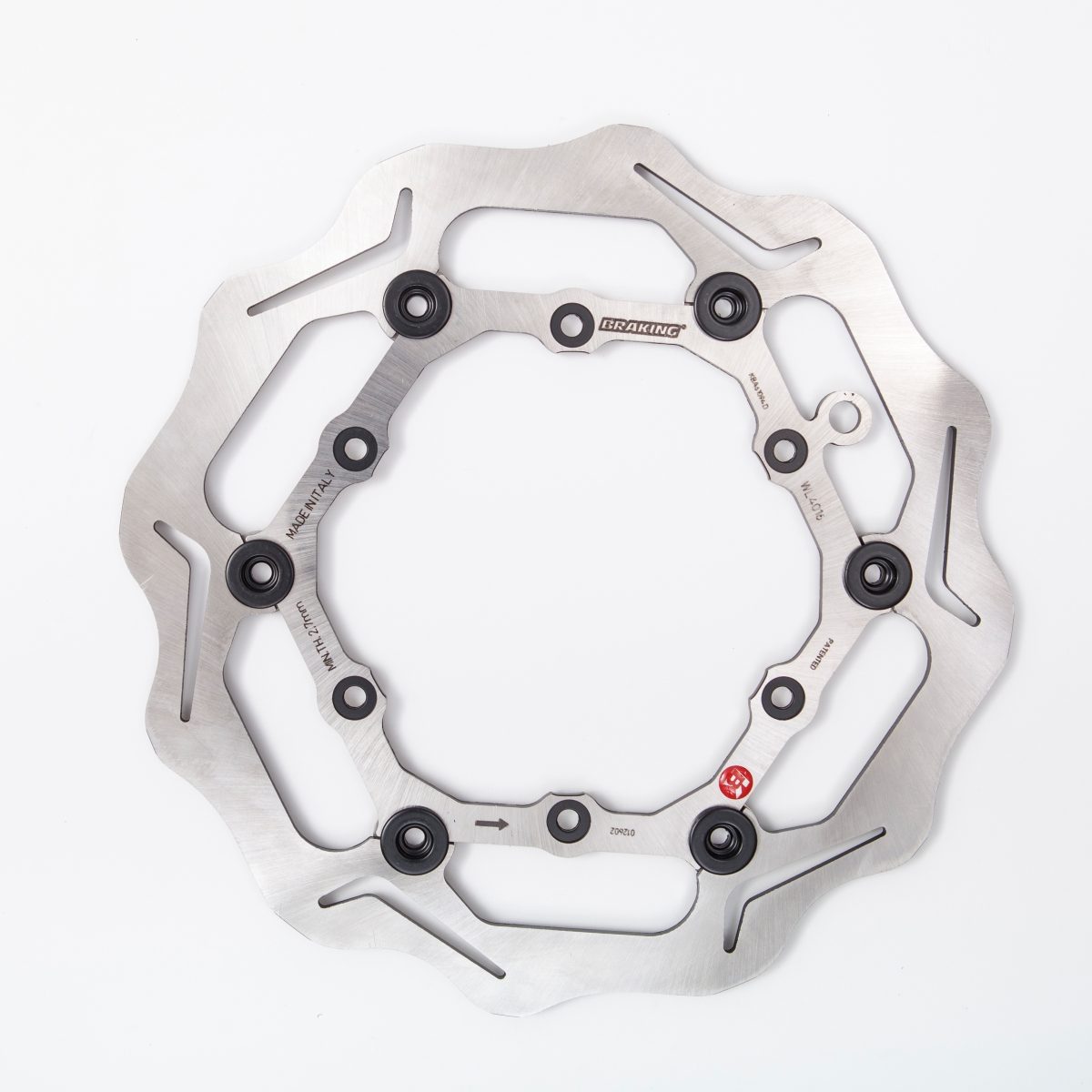 BRAKE DISC WAVE FLOATING STEEL HUB 260