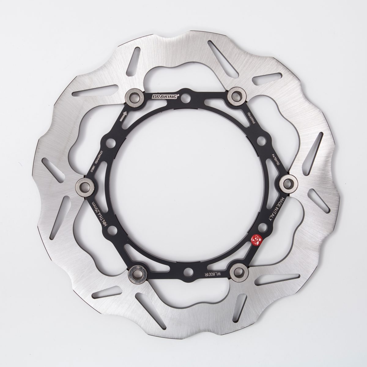 BRAKE DISC WAVE FLOATING STEEL HUB