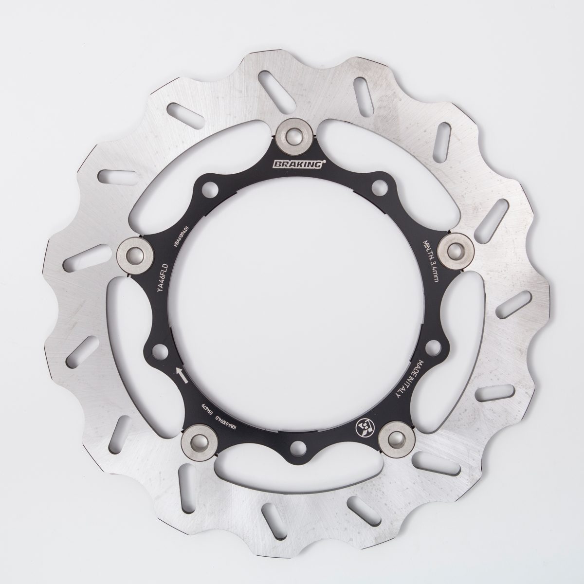 BRAKE DISC WAVE FLOATING STEEL HUB