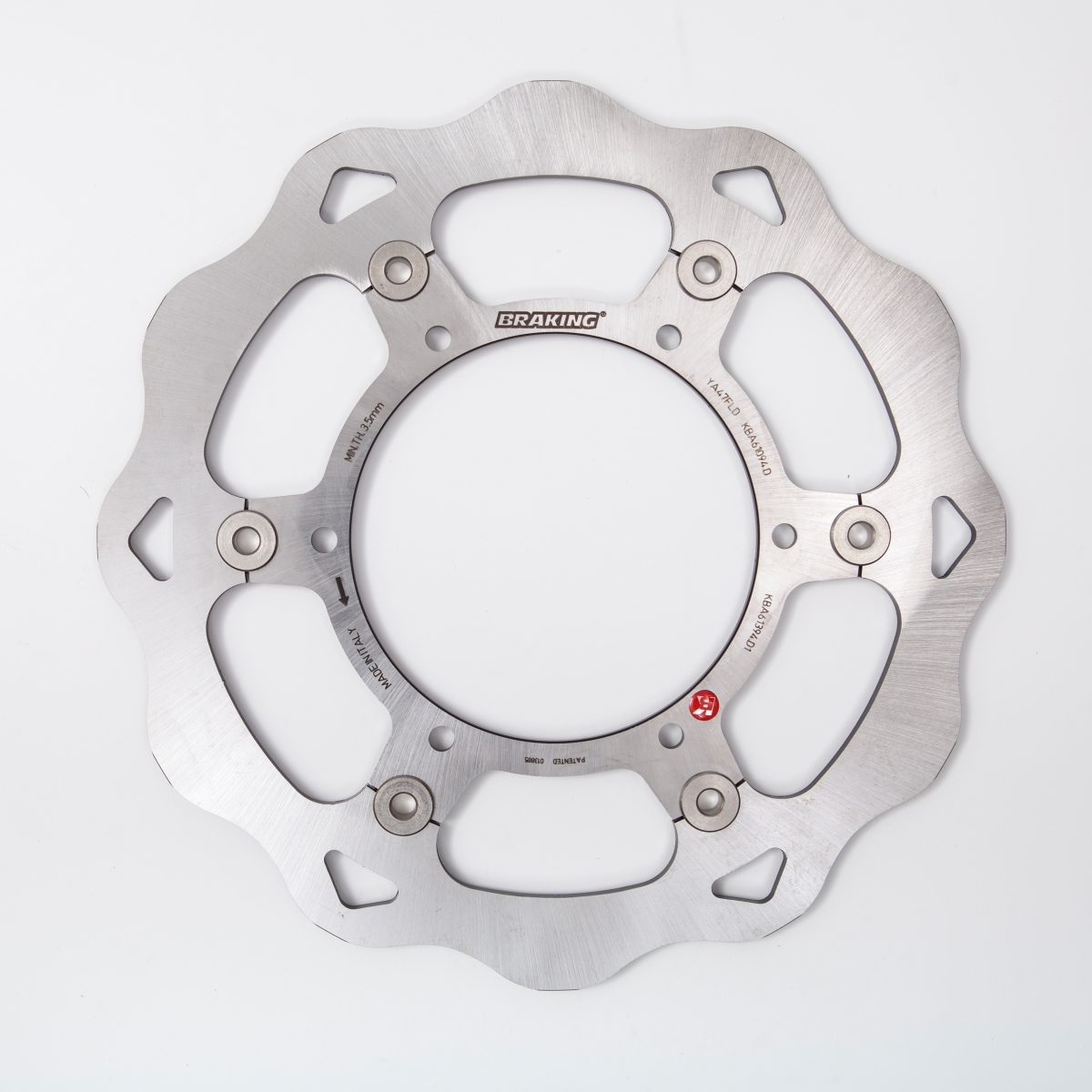 BRAKE DISC WAVE FLOATING STEEL HUB
