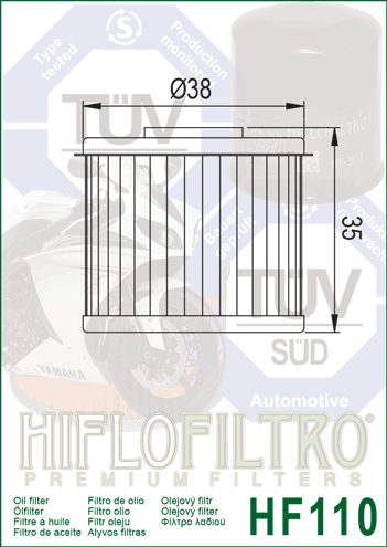 OIL FILTER, HF110 foto 2