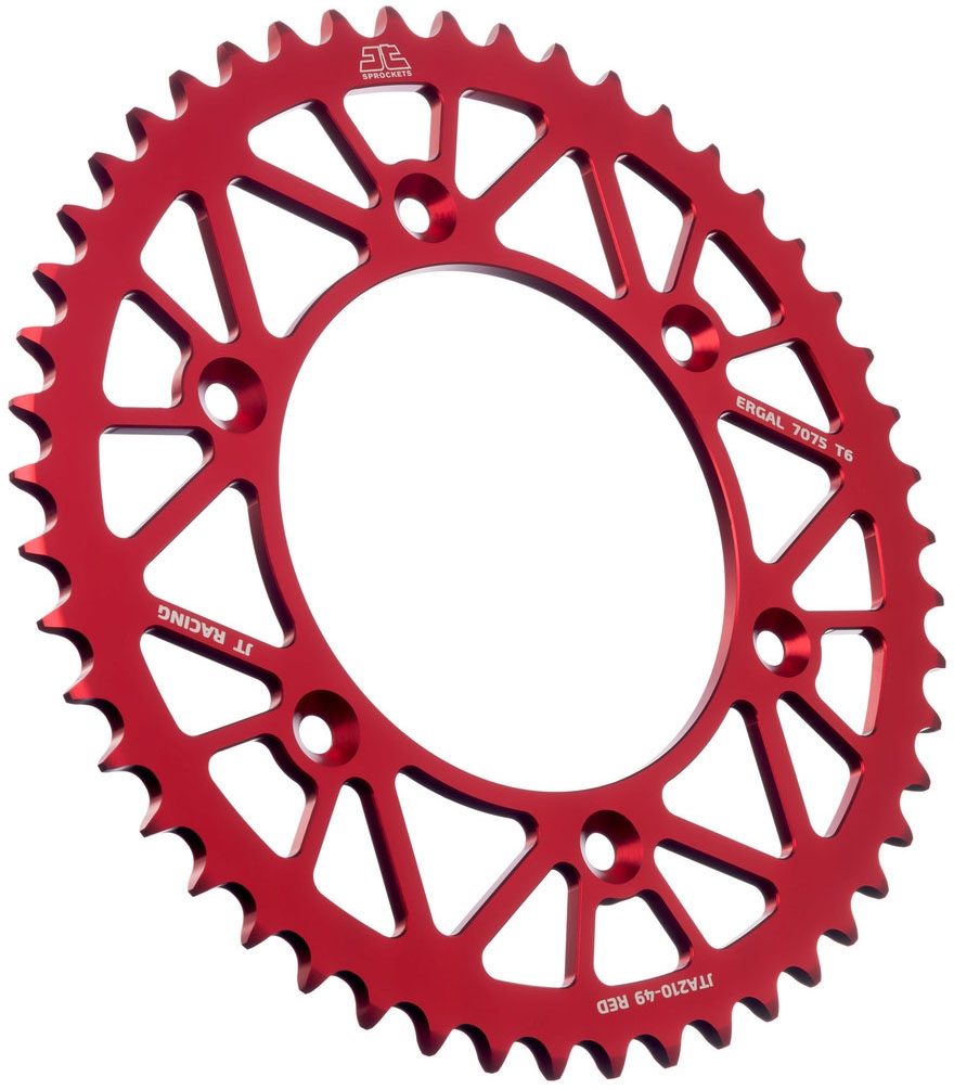 REAR RACELITE ALU 49T RED, 520