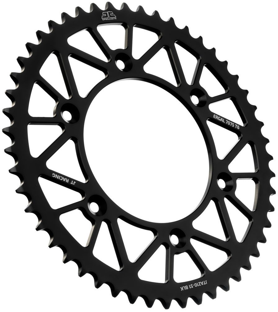REAR RACELITE ALU 51T BLACK, 520