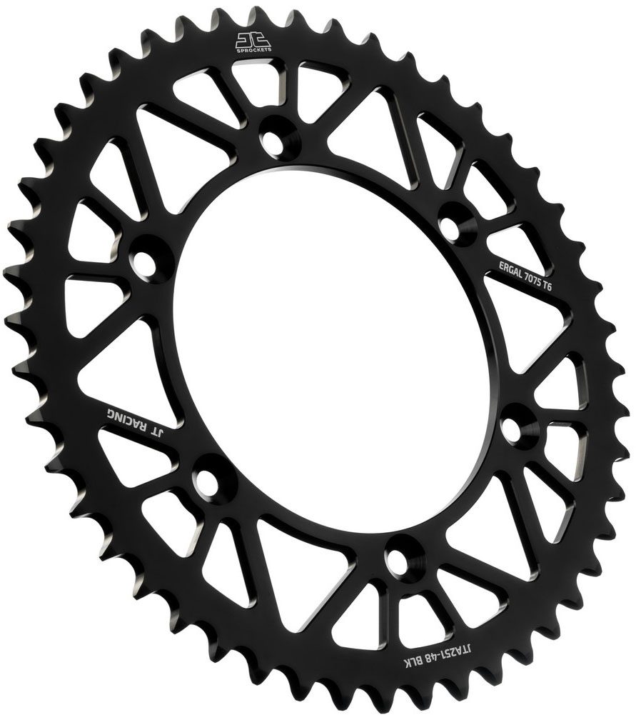 REAR RACELITE ALU 48T BLACK, 520