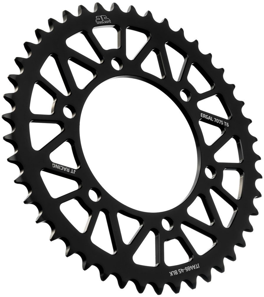 REAR RACELITE ALU 45T BLACK, 520