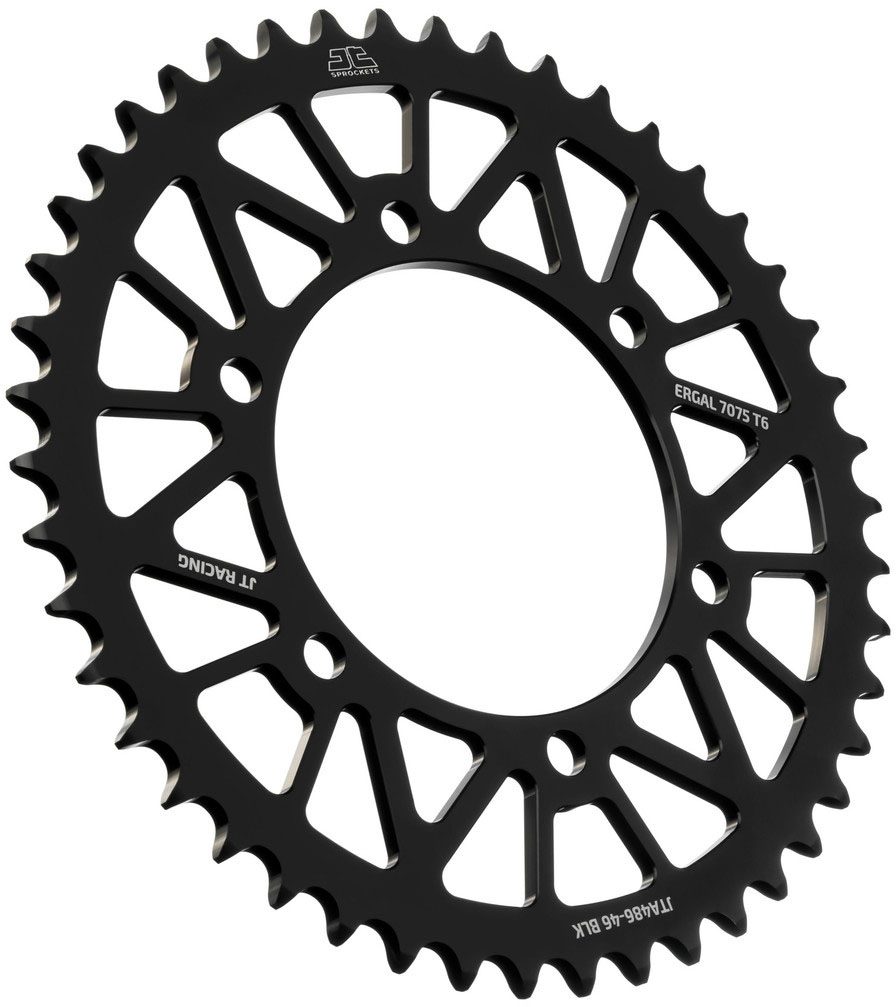 REAR RACELITE ALU 46T BLACK, 520