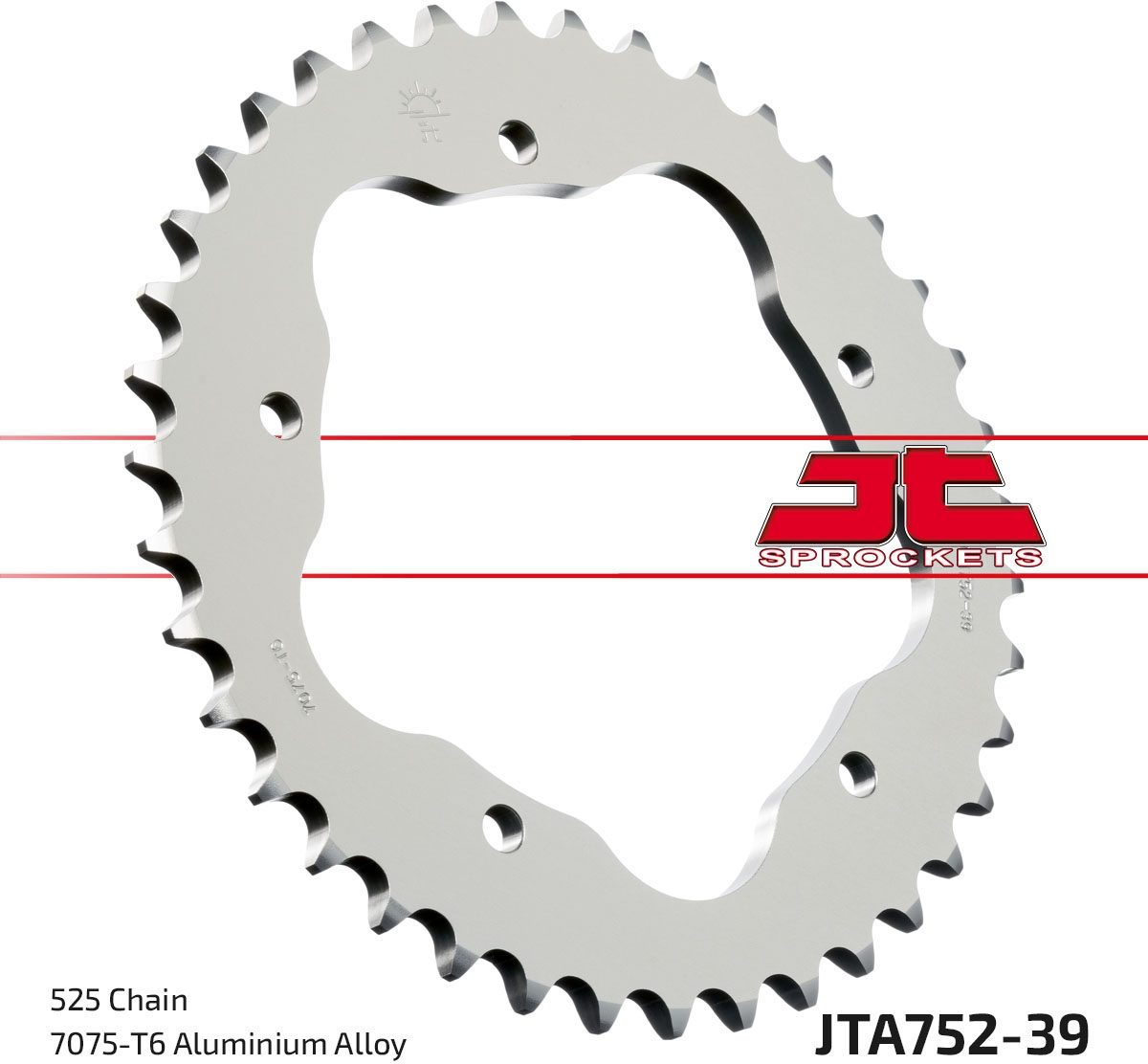 REAR ALU 39T, 525