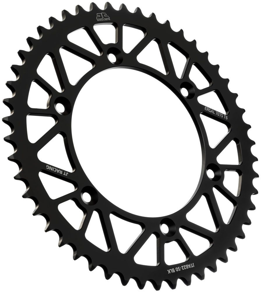 REAR RACELITE ALU 50T BLACK, 520
