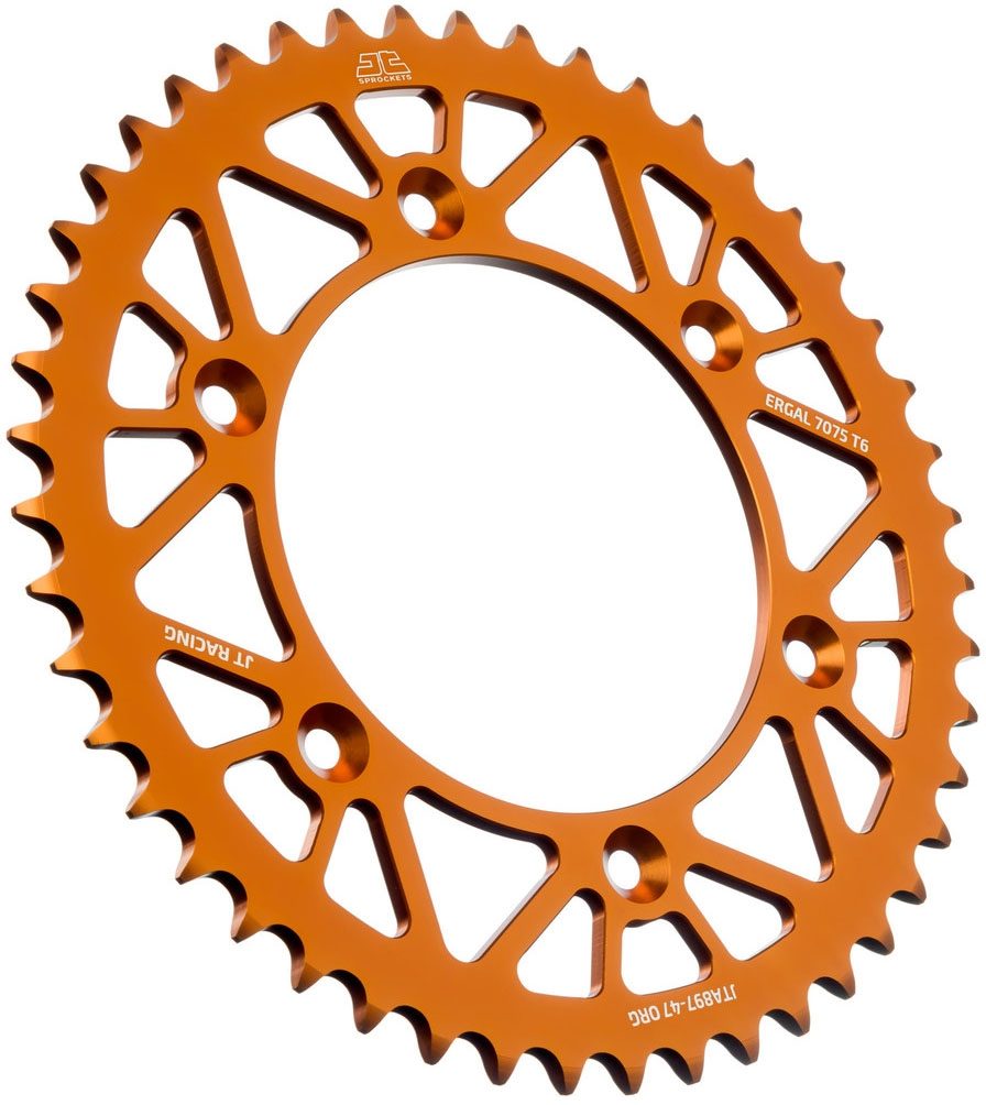 REAR RACELITE ALU 47T ORANGE, 520