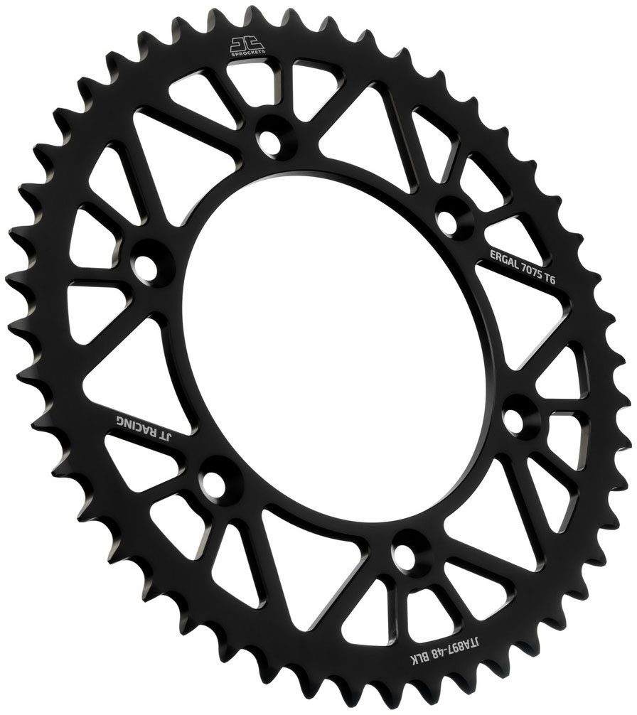 REAR RACELITE ALU 48T BLACK, 520