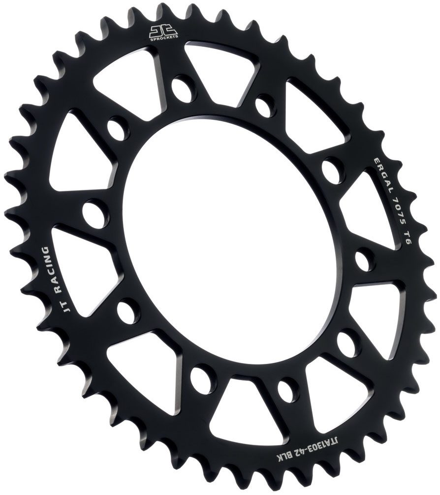 REAR RACELITE ALU 42T BLACK, 520