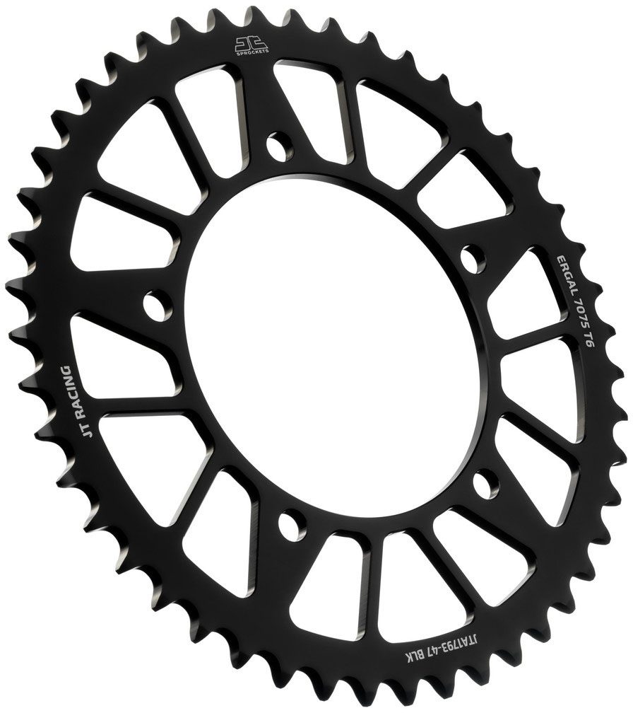 REAR RACELITE ALU 47T BLACK, 520