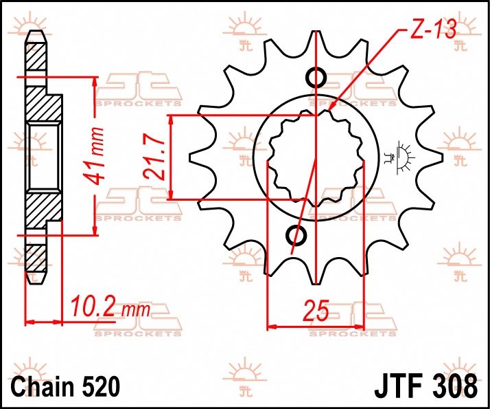 FRONT STEEL 14T RB, 520 foto 2