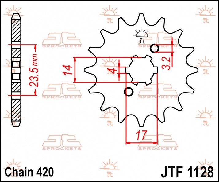 FRONT STEEL 11T, 420 foto 2