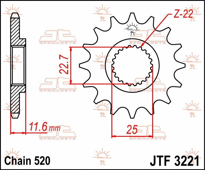 FRONT STEEL 11T, 520 foto 2