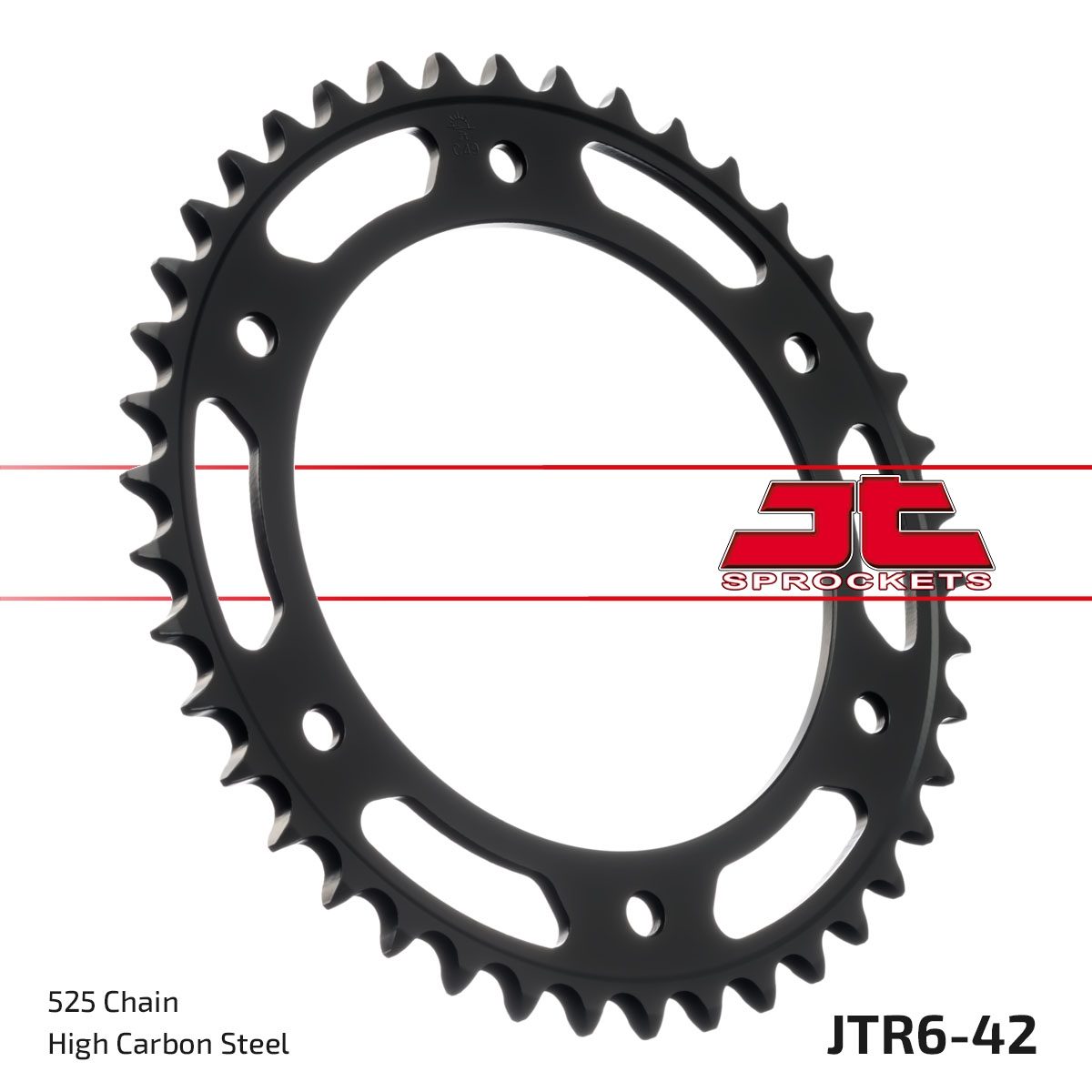 REAR STEEL 42T, 525 8.5MM BOLTS