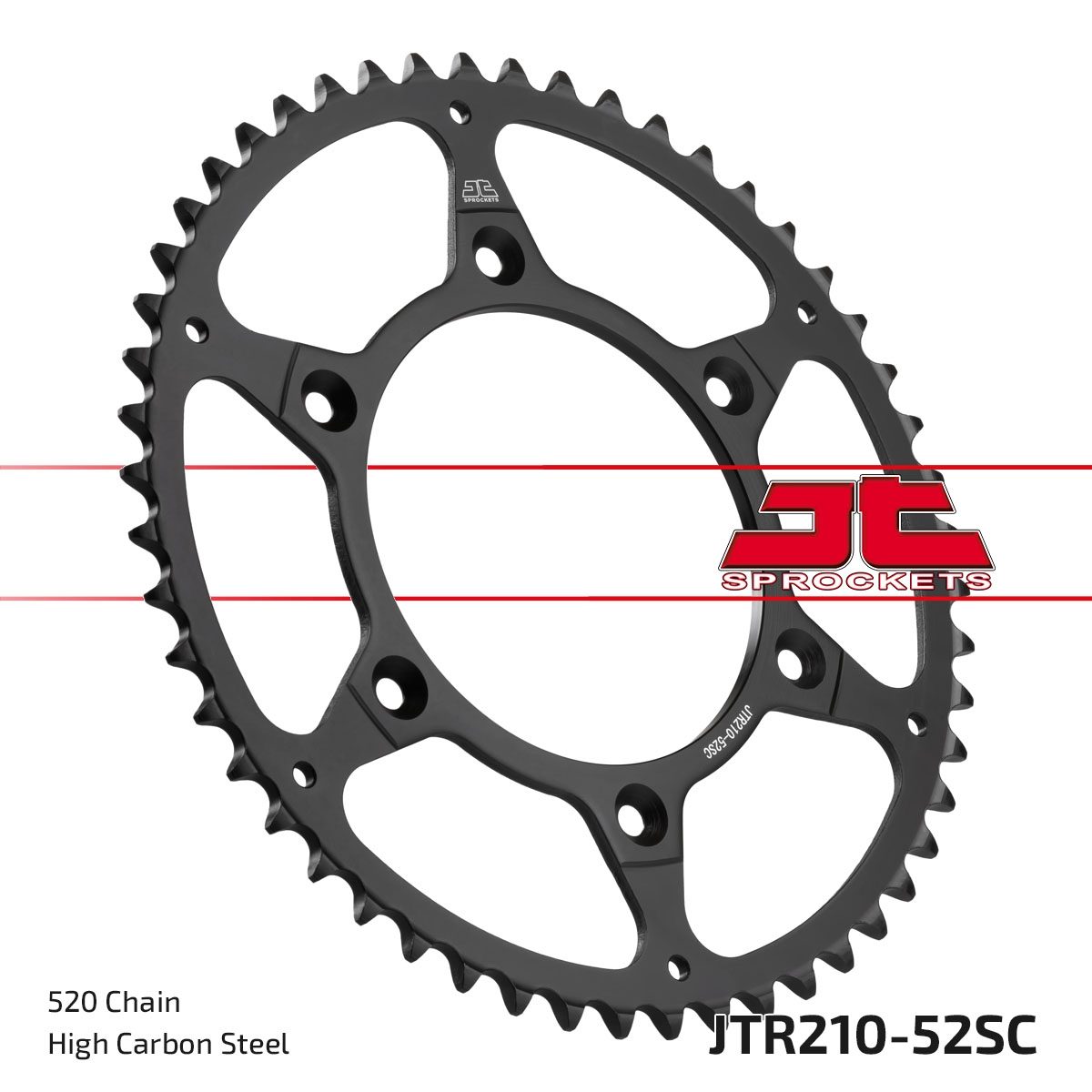 REAR STEEL SC 52T, 520
