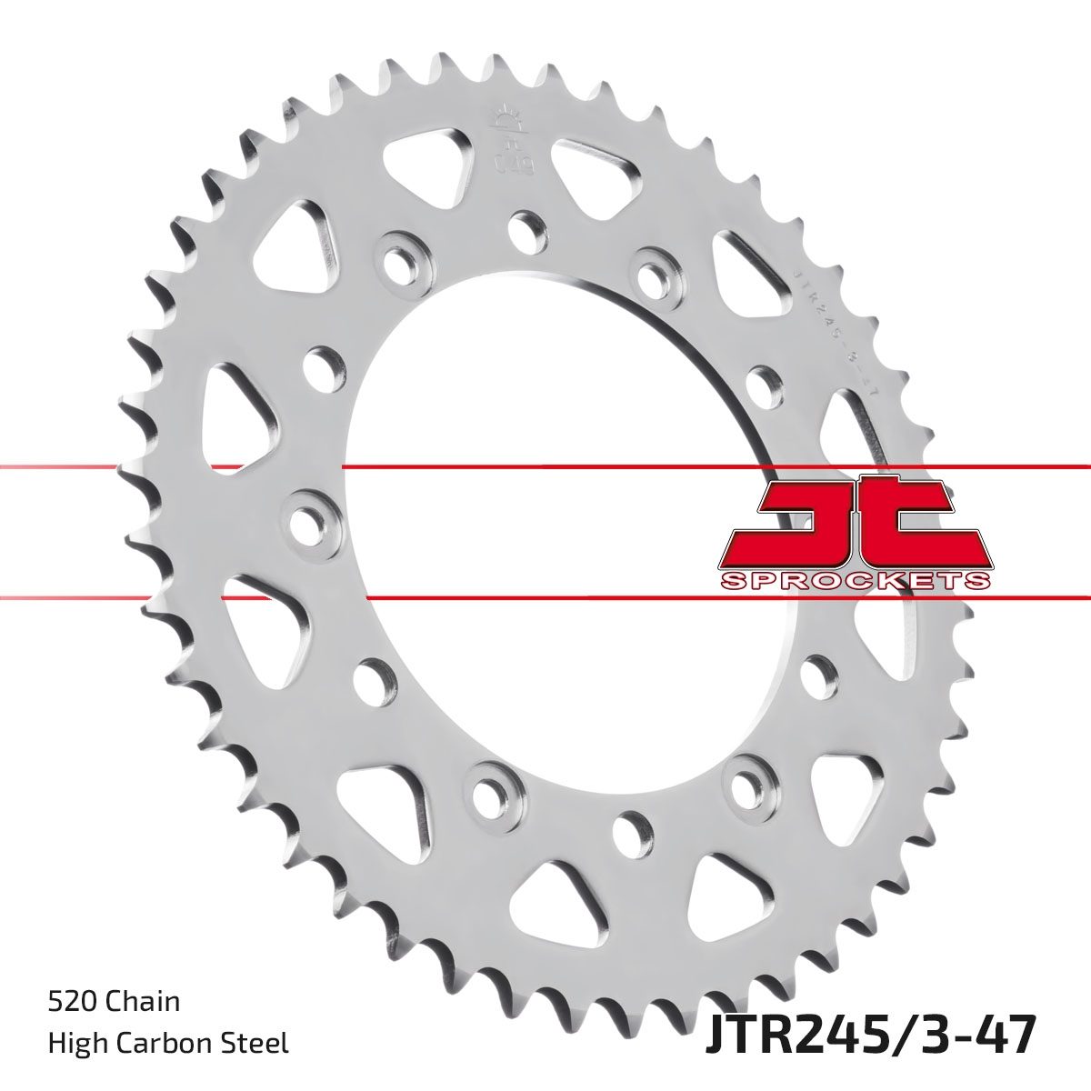 REAR STEEL 47T, 520