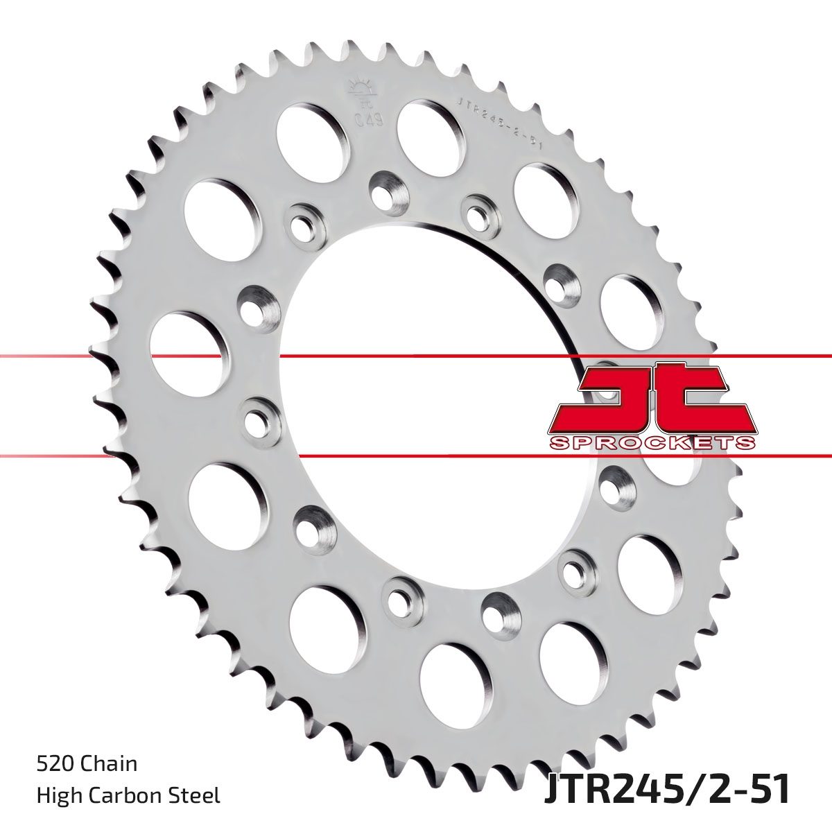 REAR STEEL 51T, 520