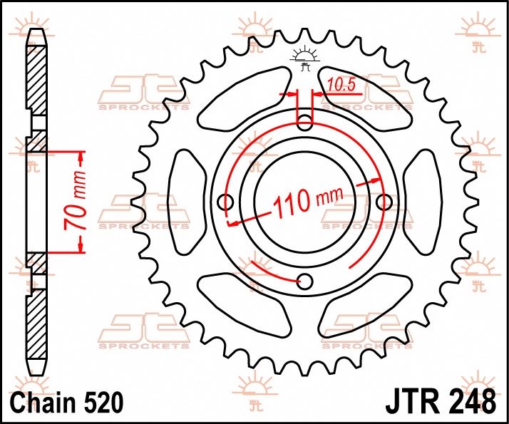 REAR STEEL 44T, 520 foto 2