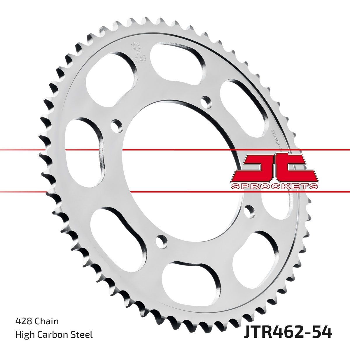 REAR STEEL 54T, 428