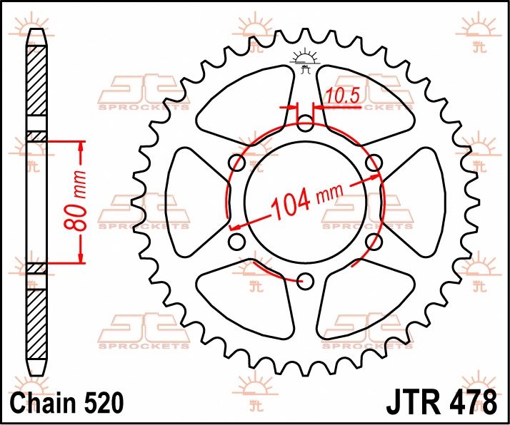 REAR STEEL 38T, 520 foto 2