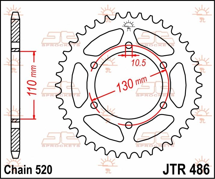 REAR STEEL 38T, 520 foto 2