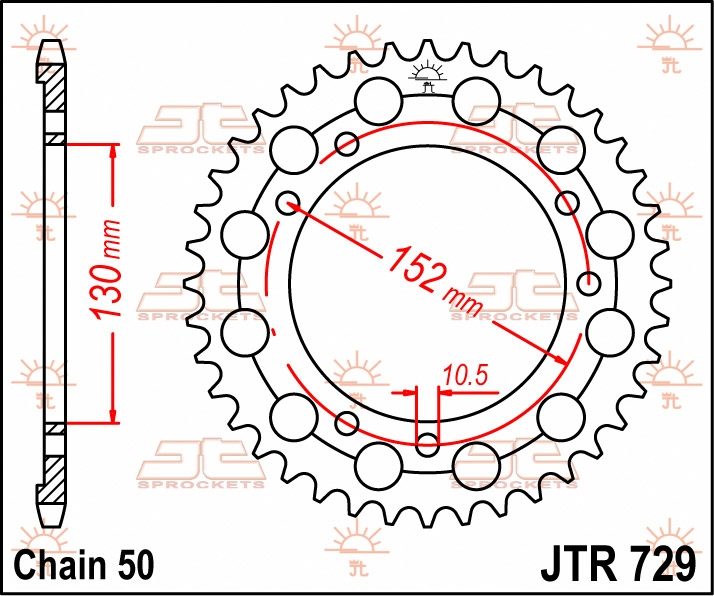 REAR STEEL 46T, 530 foto 2