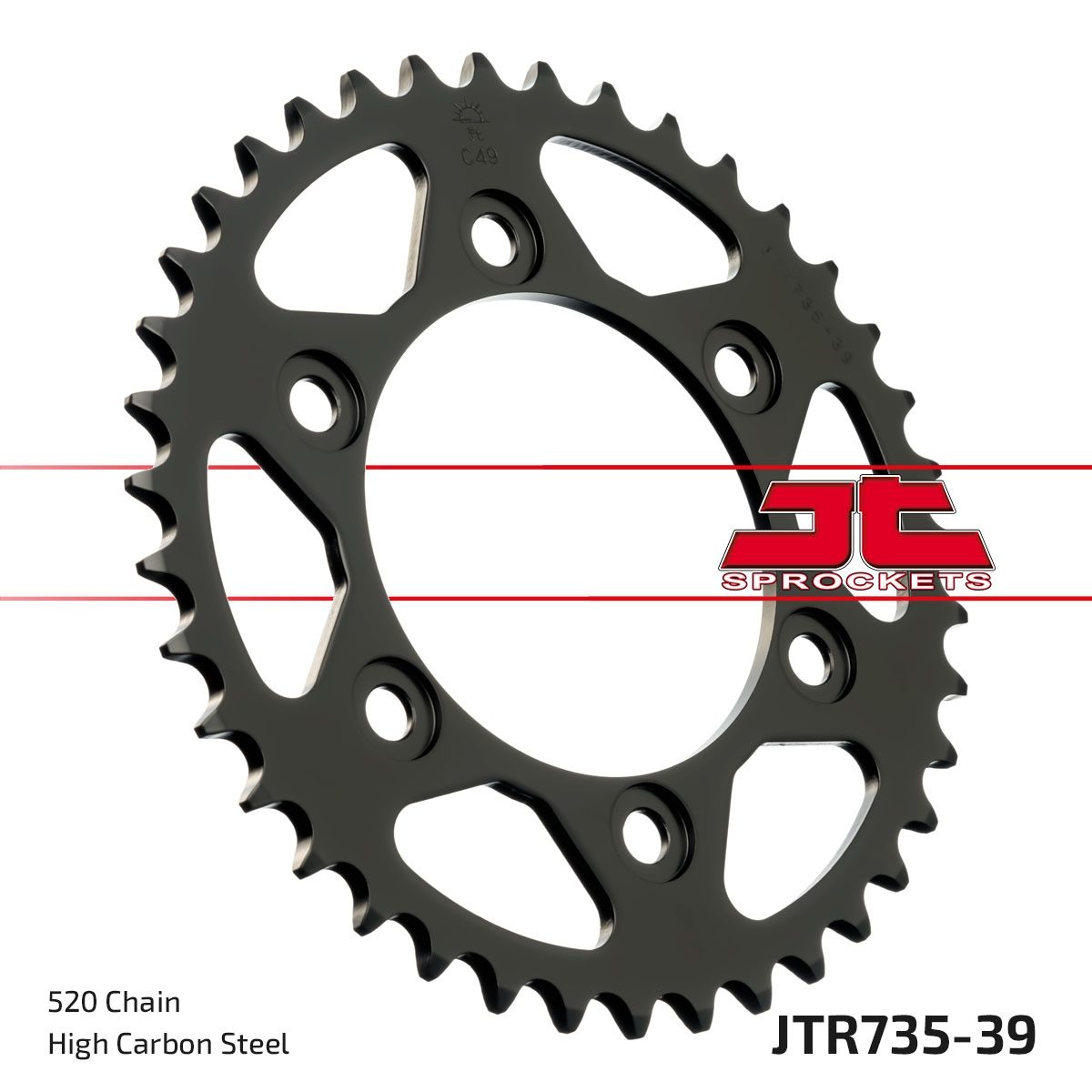 REAR STEEL 39T, 520