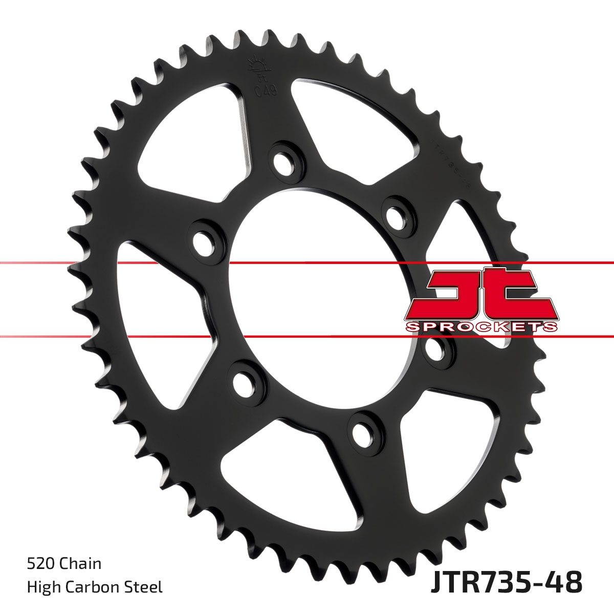 REAR STEEL 48T, 520