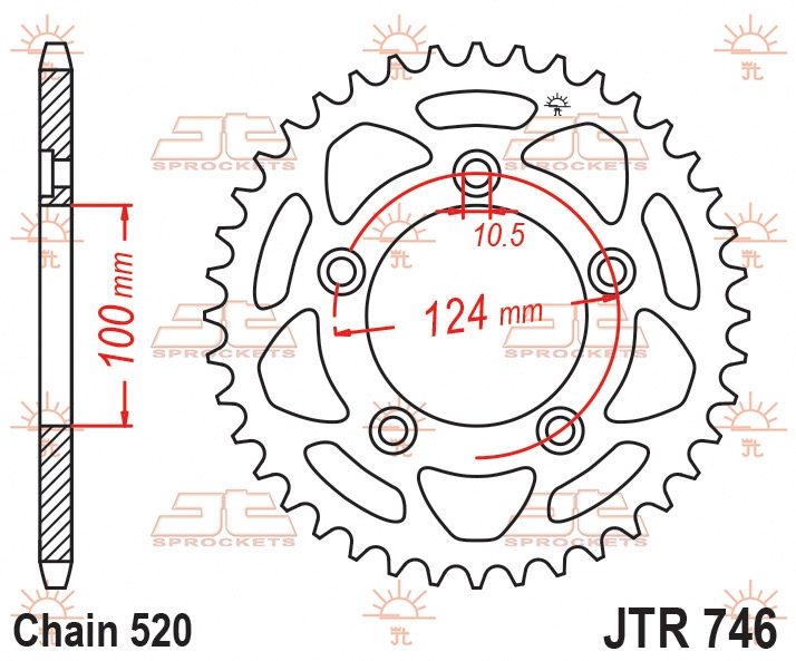 REAR STEEL 44T, 520 foto 2