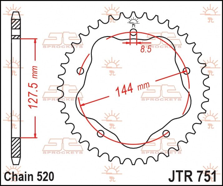 REAR STEEL 38T, 520 foto 2